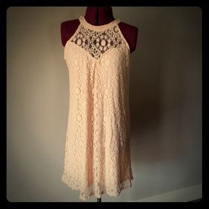 💐Champagne Lace Dress